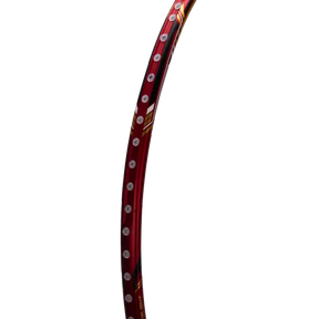 Hundred Nuclear 72 6U Badminton Racket - Dark Red/Black/Gold
