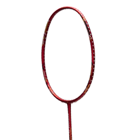 Hundred Nuclear 72 6U Badminton Racket - Dark Red/Black/Gold