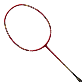 Hundred Nuclear 72 6U Badminton Racket - Dark Red/Black/Gold