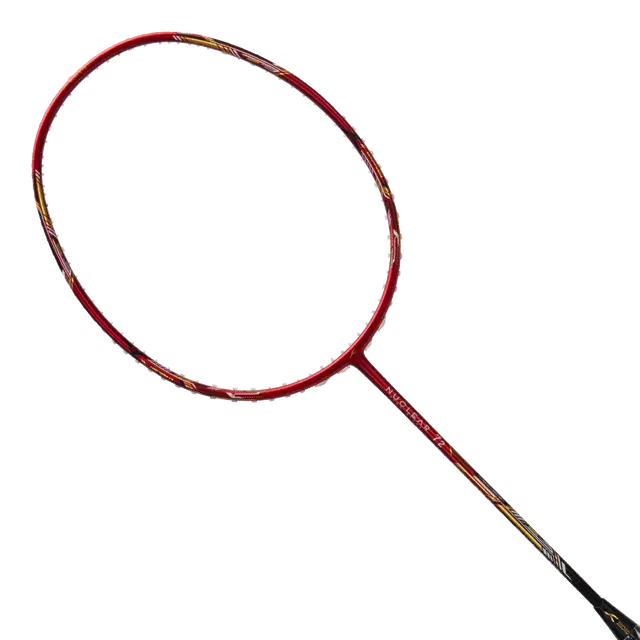 Hundred Nuclear 72 6U Badminton Racket - Dark Red/Black/Gold