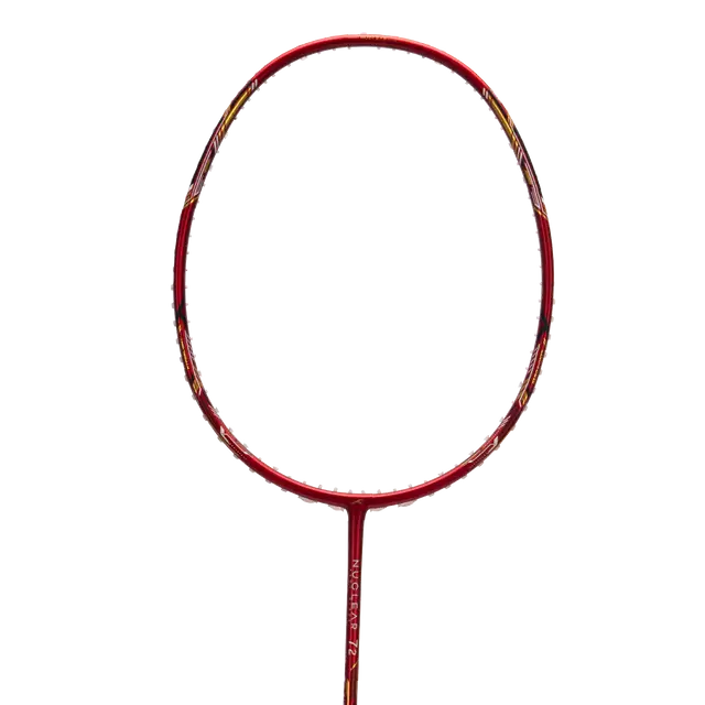Hundred Nuclear 72 6U Badminton Racket - Dark Red/Black/Gold