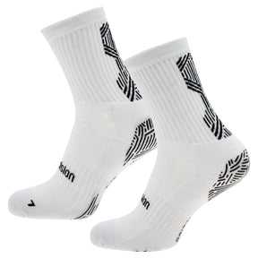Precision Origin.0 Grip Socks Unisex - White/Black