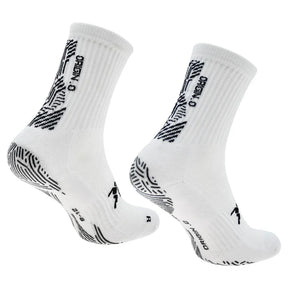 Precision Origin.0 Grip Socks Unisex - White/Black