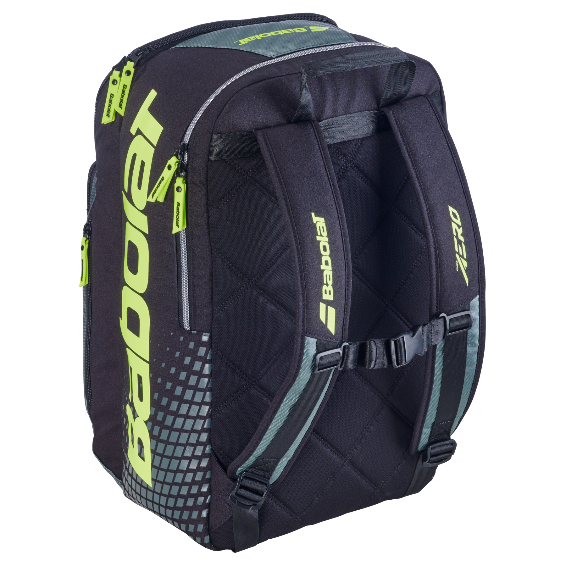 Babolat Backpack Pure Aero 2026 - Grey/Yellow Luggage Babolat