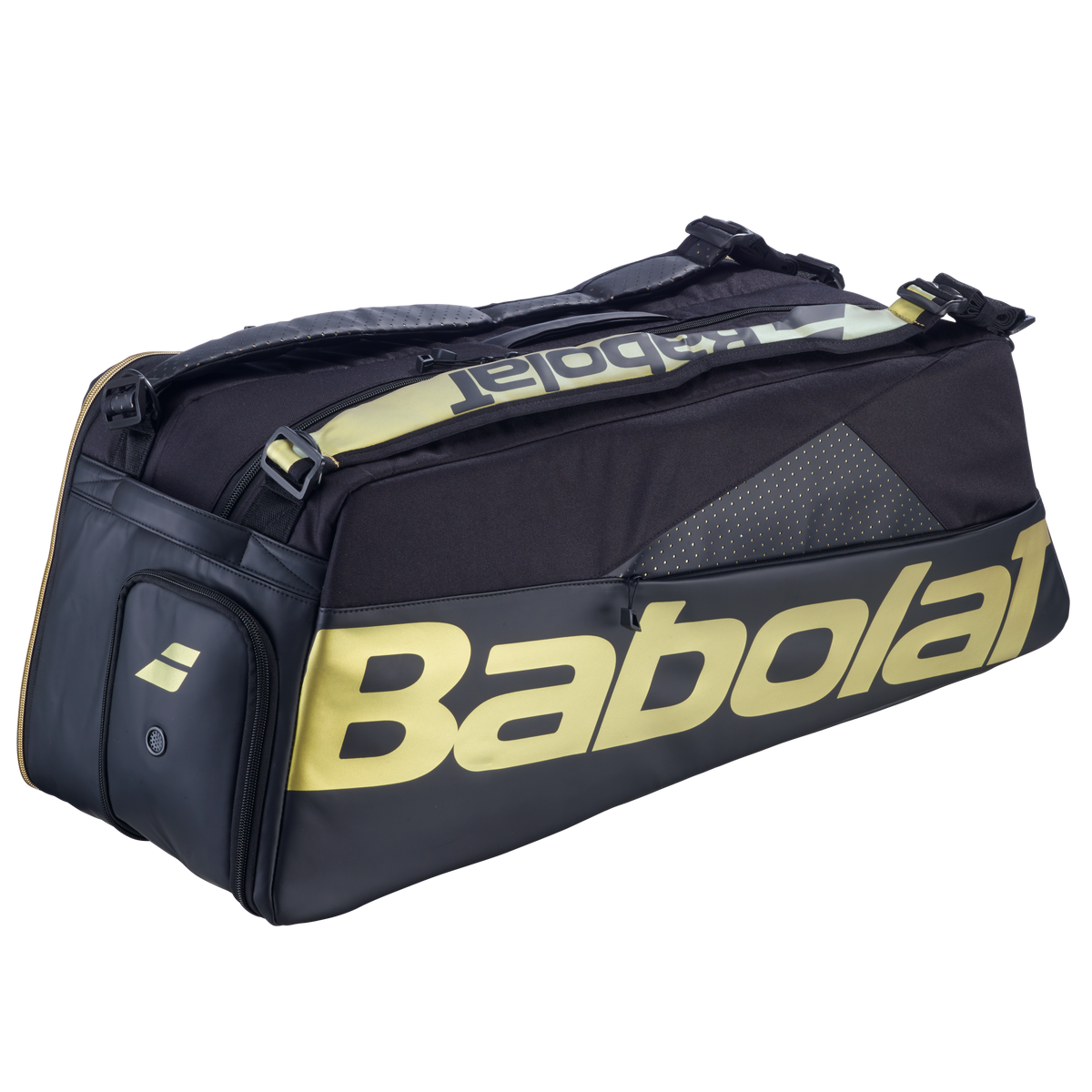 Babolat Cross Pro Racket Bag - Black/Gold Black Gold Tournament Bag Luggage Babolat