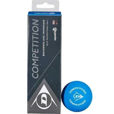 Dunlop Competition Racketball Balls (box of 3) 762018 Squash Ball Dunlop