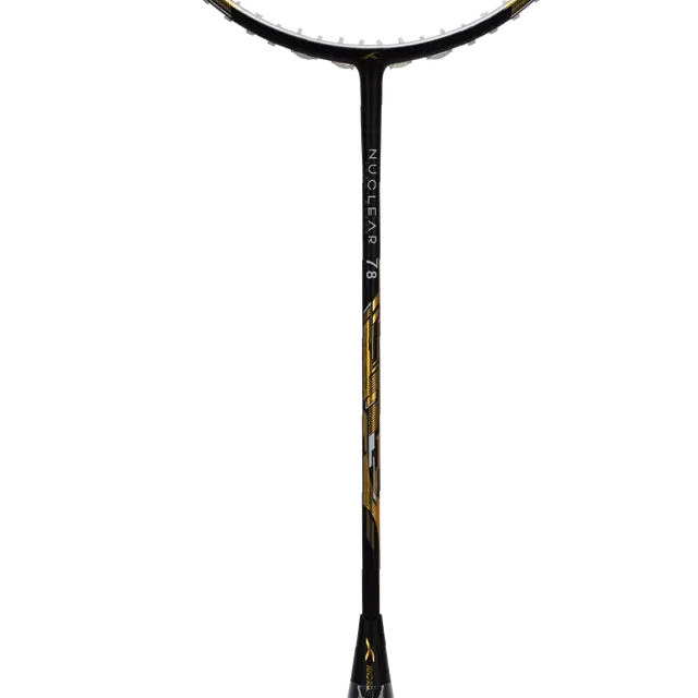 Hundred Nuclear 78 5U Badminton Racket - Black/Gold