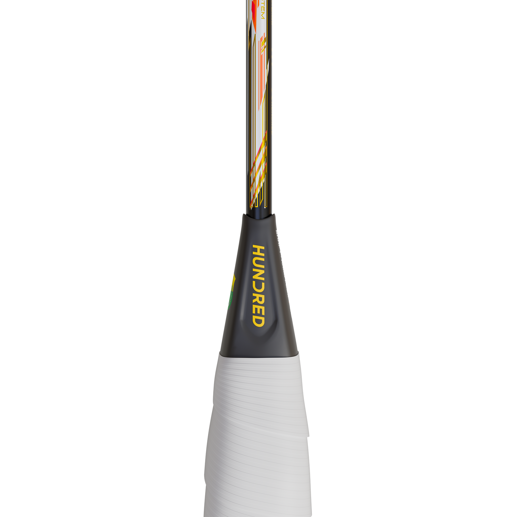 Hundred Flareon 700 Badminton Racket - Black/Orange