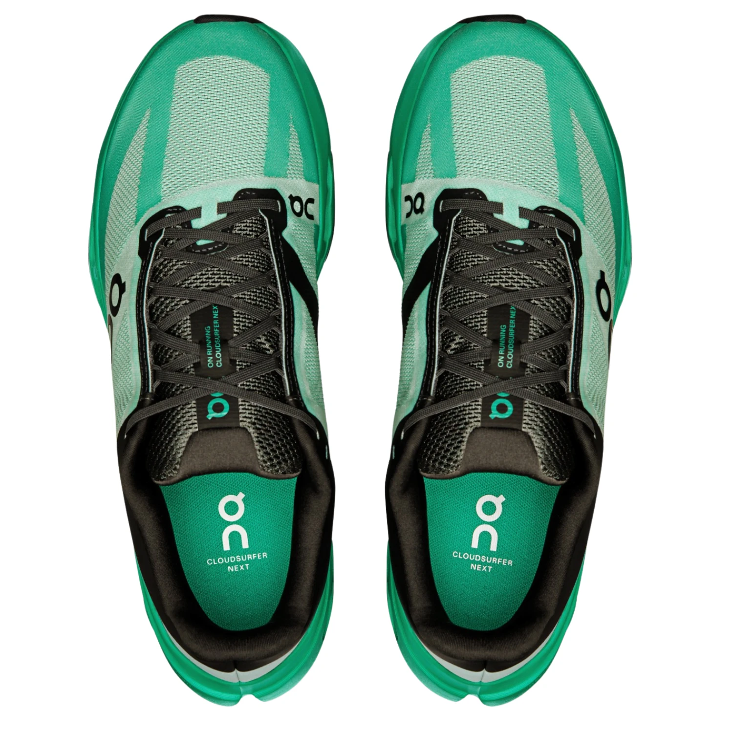 On Cloudsurfer Next Running Shoes Men - Mint/Black Running Shoes On Running
