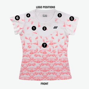 Yonex YTL 13 Sakura Womens T-Shirt Clothing Yonex