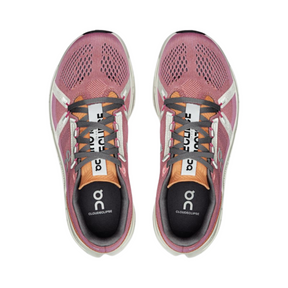 On Cloudeclipse Running Shoes Women - Tangerine/Ivory