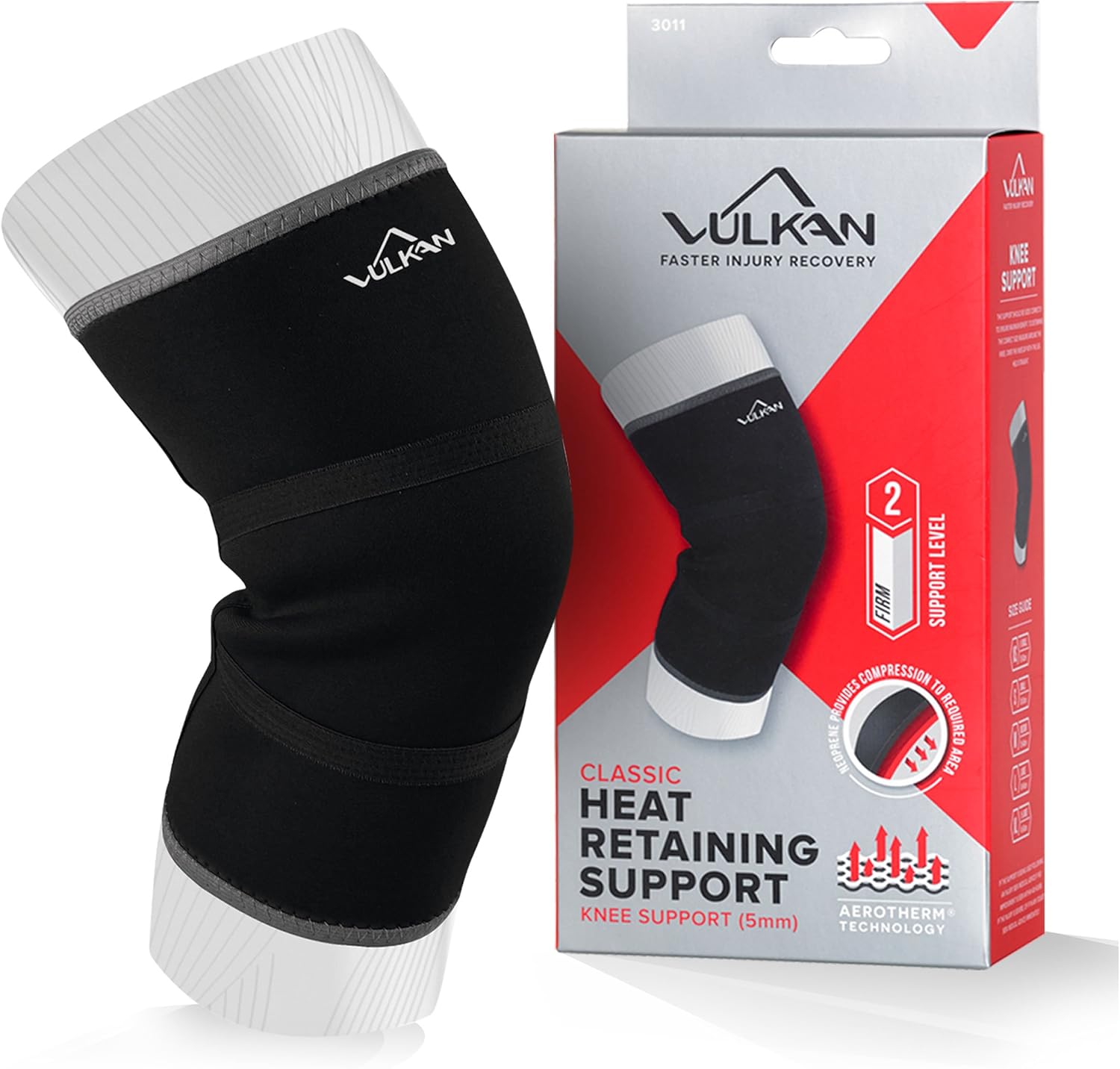 Vulkan Classic Knee Support Unisex - Black