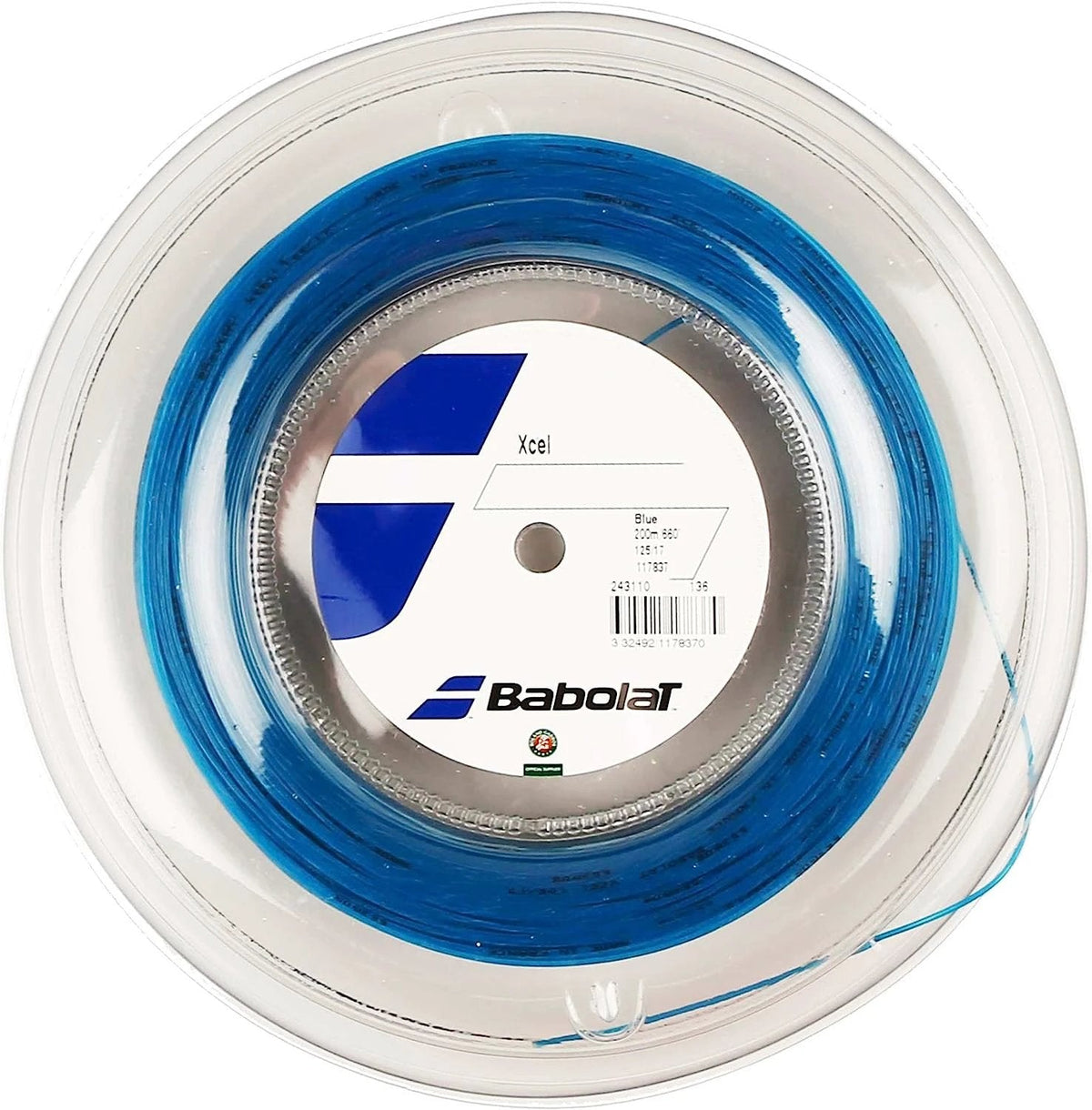 Babolat Xcel 660 1.25mm/200m Tennis String 200m Reel Blue String (Reel) Babolat