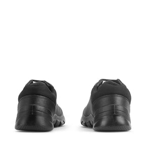 Start-Rite Rhino Sherman 8238 senior leather school shoes, black, alternative view