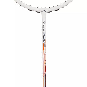 Hundred Viper 9000-5U Badminton Racket - White/Red