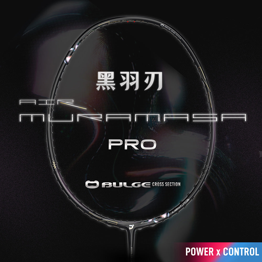 Jnice Air Muramasa Pro 5UG6 Badminton Racket Unstrung - Black Badminton Rackets JNICE