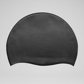 Speedo Junior Plain Moulded Silicone Swim Cap - One Size Swimming Cap Speedo