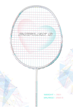 Jnice Duplex 6 5U Badminton Racket Unstrung RDPX-6 Badminton Rackets JNICE