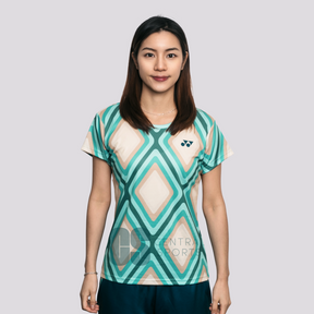 Yonex CNY2025 Diamond Tech T-Shirt Women Jade/Ivory