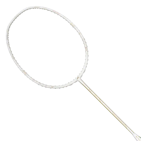 Hundred Ioniq 80 Limited Edition 4U Badminton Racket - White/Gold