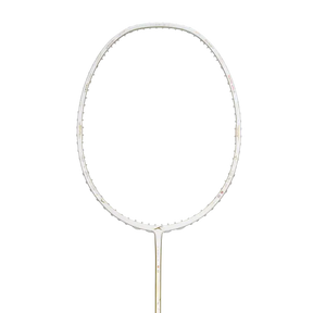 Hundred Ioniq 80 Limited Edition 4U Badminton Racket - White/Gold