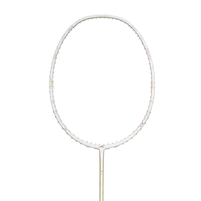 Hundred Ioniq 80 Limited Edition 4U Badminton Racket - White/Gold
