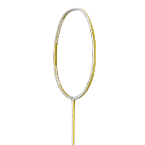 Hundred Ioniq 80 Limited Edition 4U Badminton Racket - White/Gold