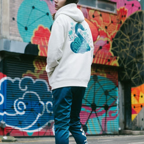 Yonex Coiled Snake Unisex Hood Ivory Clothing Yonex