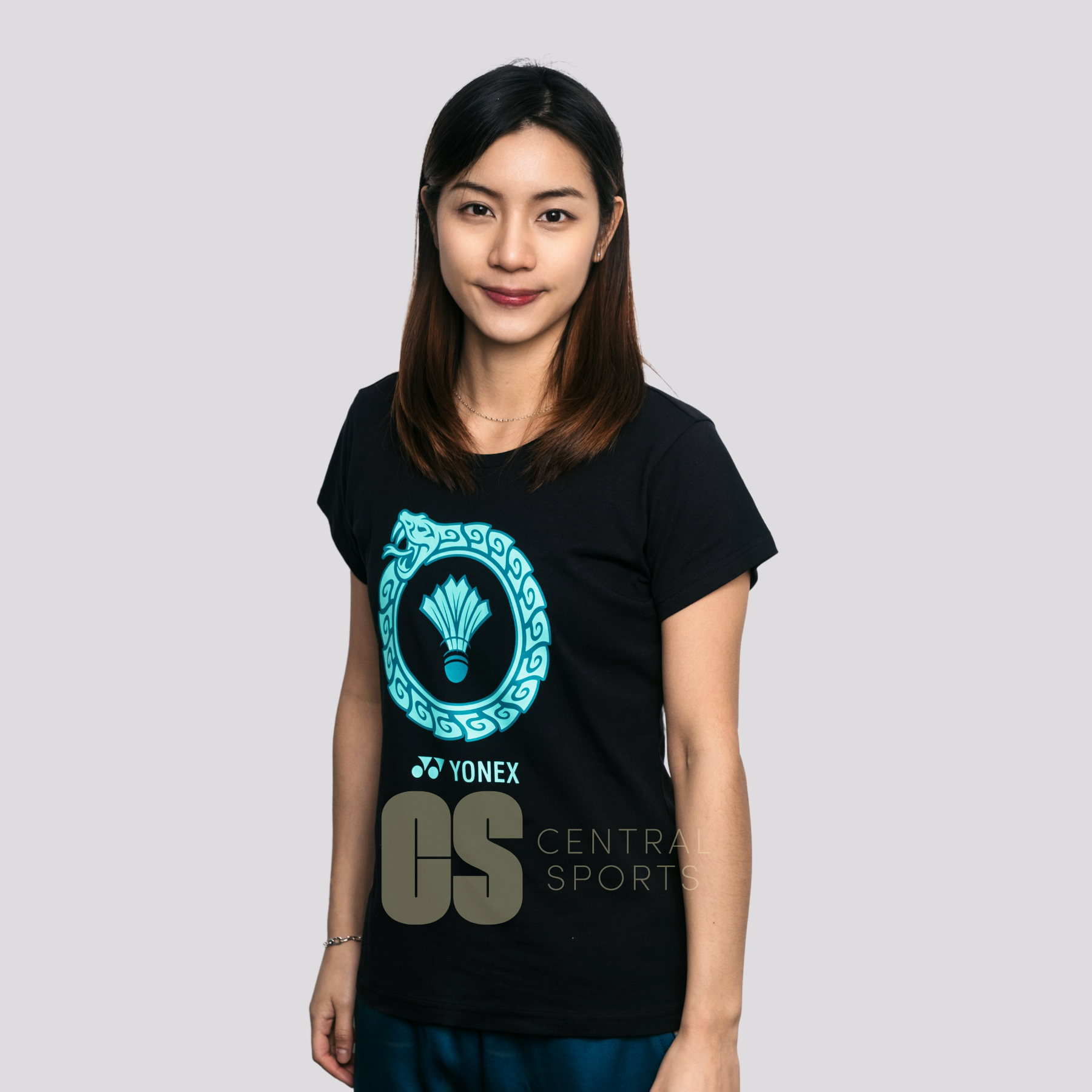 Yonex CNY2025 Snake Ring Womens Cotton T-Shirt Jade