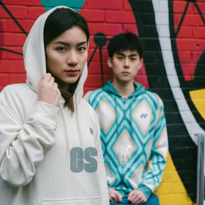 Yonex Diamond Unisex Zip Hood Jade/Ivory Clothing Yonex
