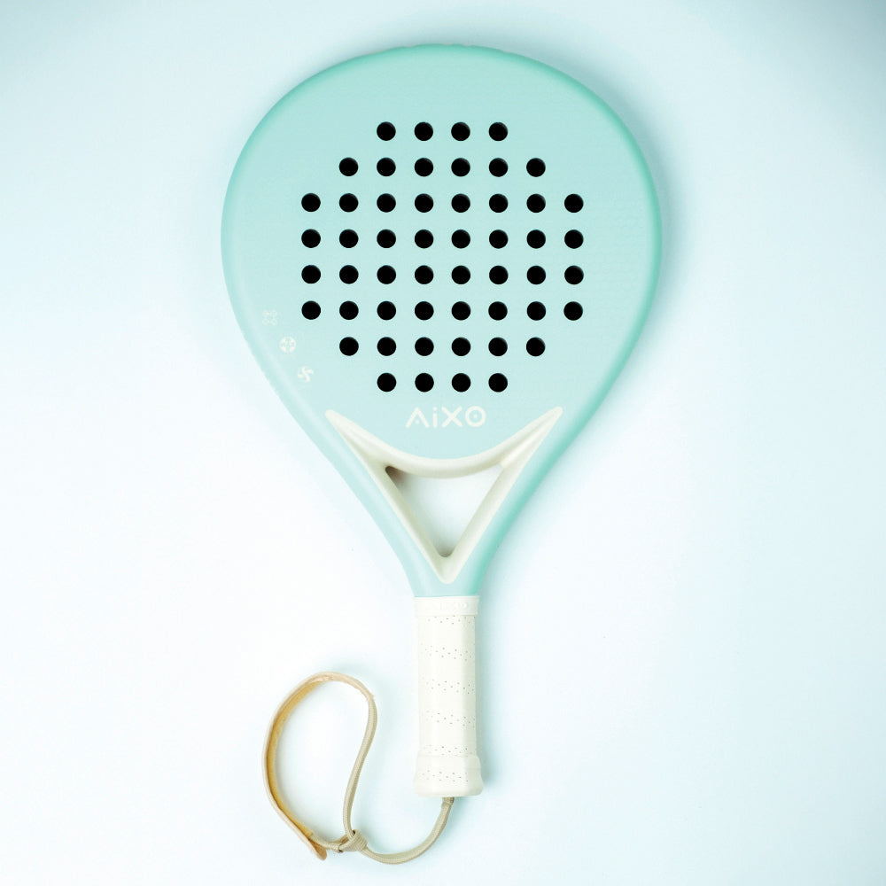 Aixo Pastel de Mint Ghost Padel Racket - Full Carbon - RL-B09 Padel Aixo