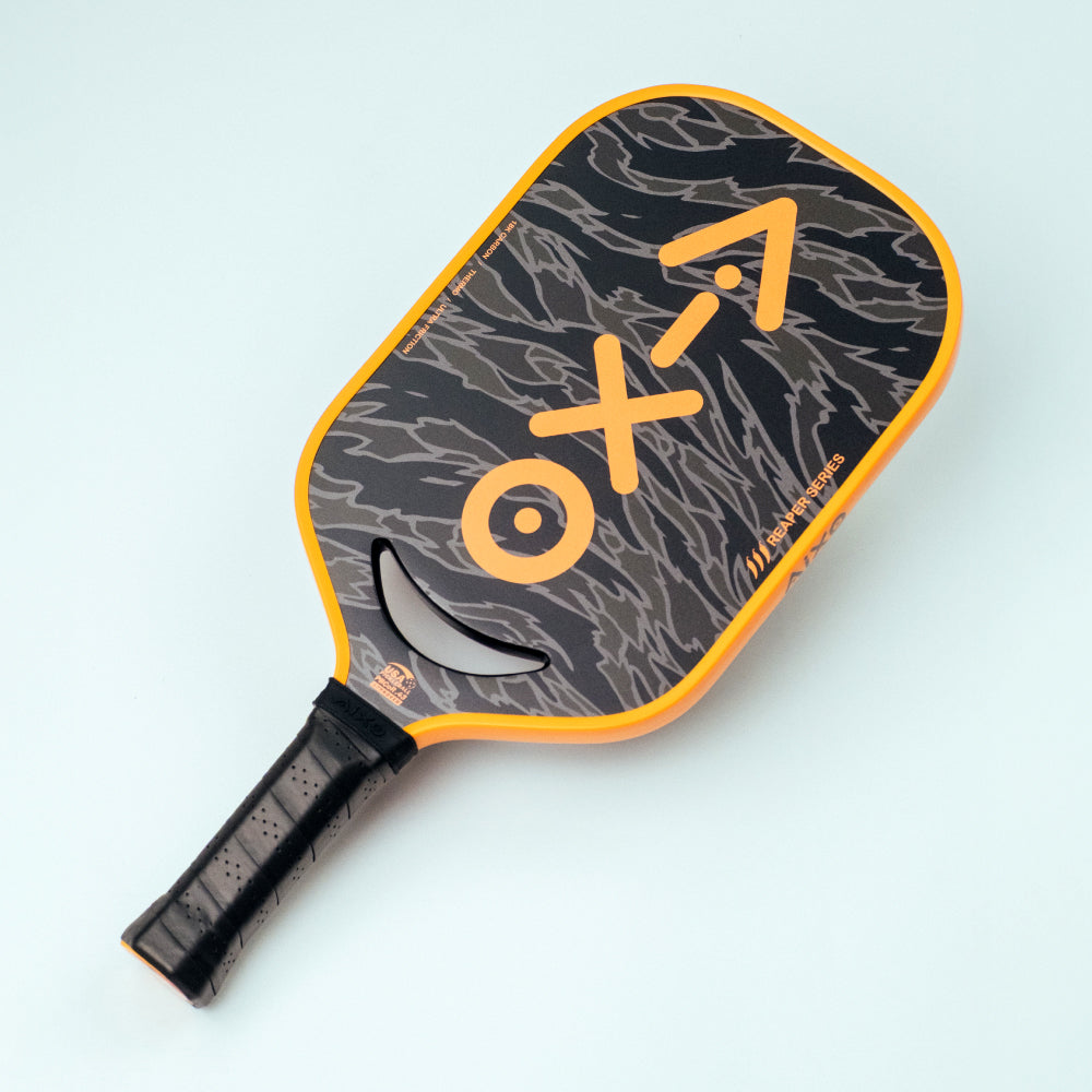 Aixo P14C Reaper Series Tiger King 18K Raw Carbon Pickleball Padel Pickleball Paddle Aixo