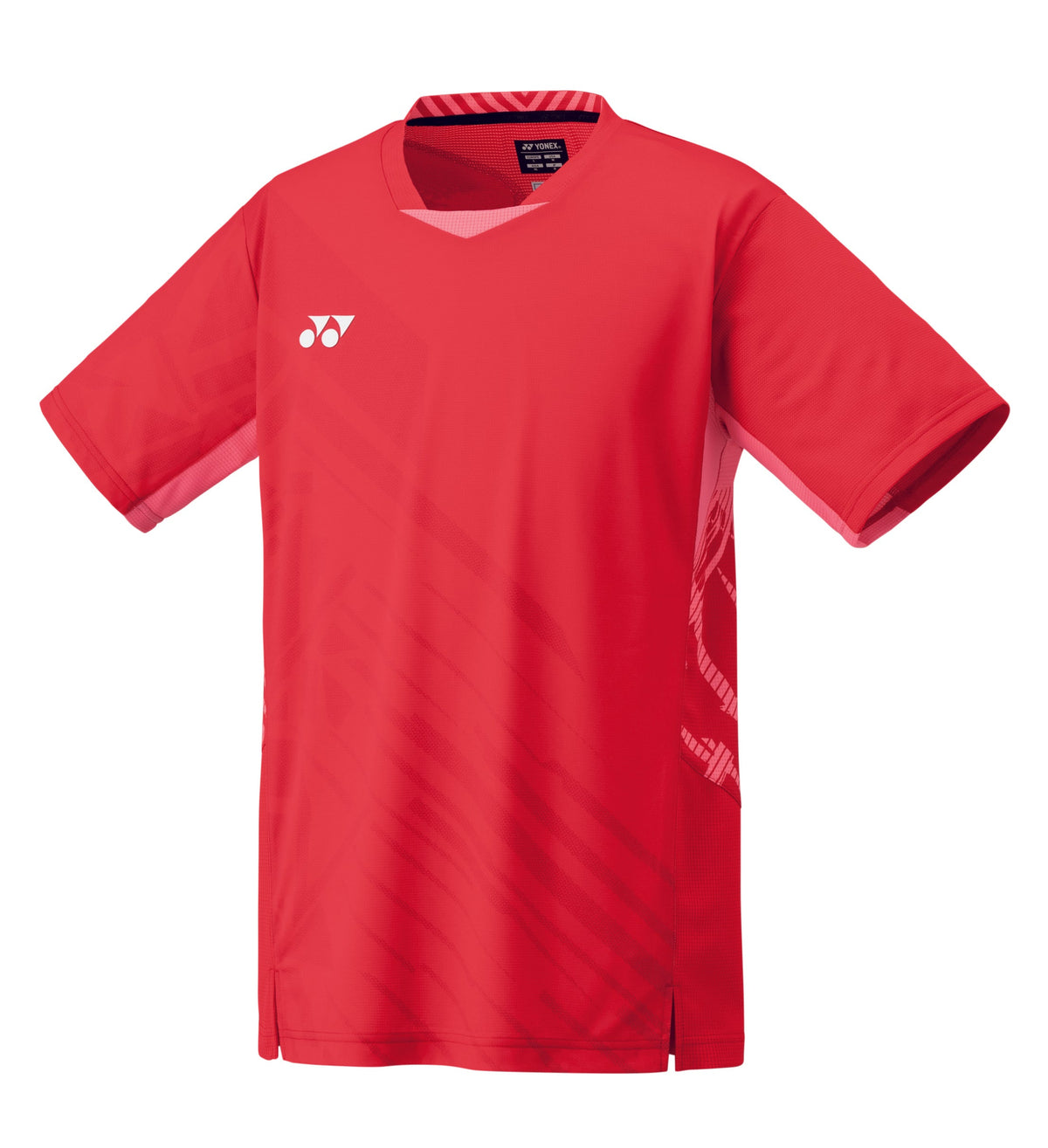 Yonex Team China Crew Neck (10642YX) Shirt Men (Tango Red) Made in JAPAN