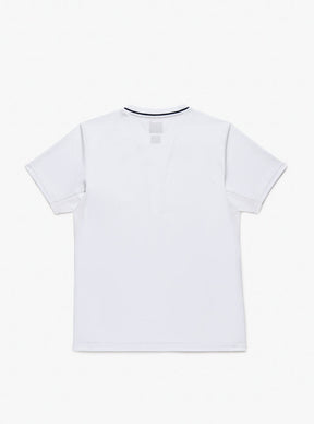 Yonex 10707YX Crew Neck Shirt Wimbledon 2026 Unisex - White Clothing Yonex