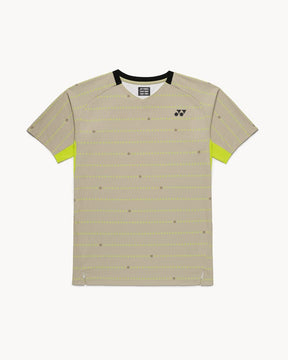 Yonex 10710EX Tournament Crew Neck Shirt 2026 Unisex - Khaki Beige Clothing Yonex