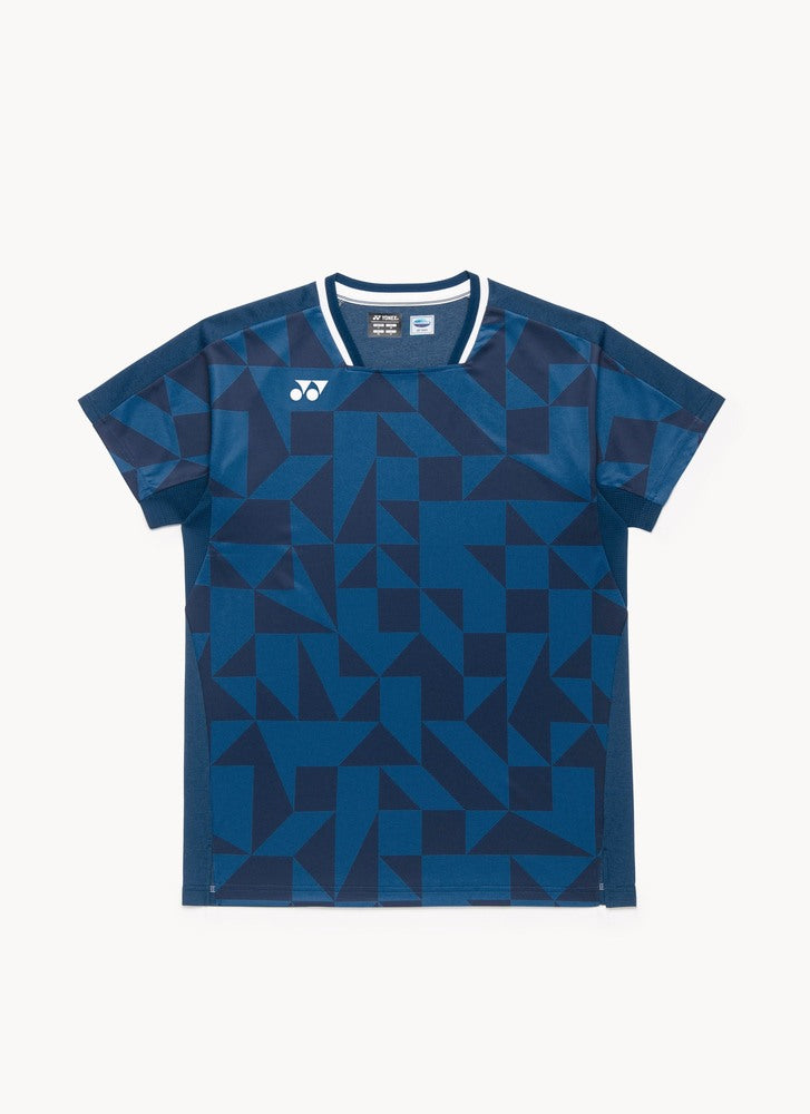 Yonex 10712YX Tournament Crew Neck Shirt Men - Indigo Blue Indigo Blue Clothing Yonex