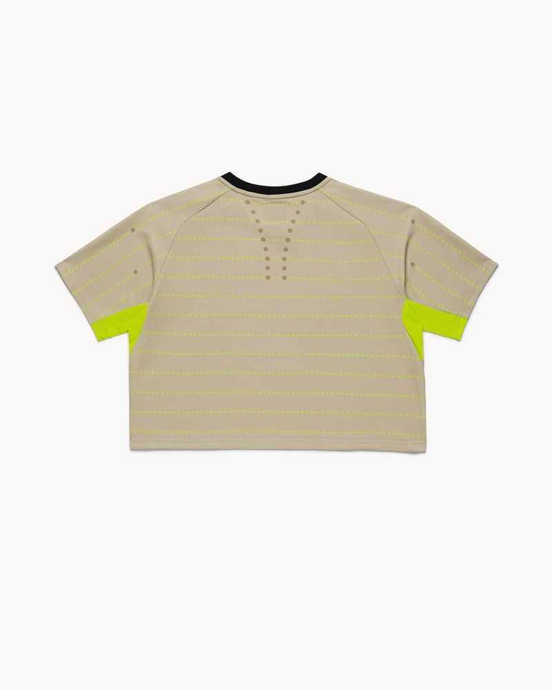 Yonex 20937EX Crew Neck Shirt Tournament 2026 Women - Khaki Beige Clothing Yonex