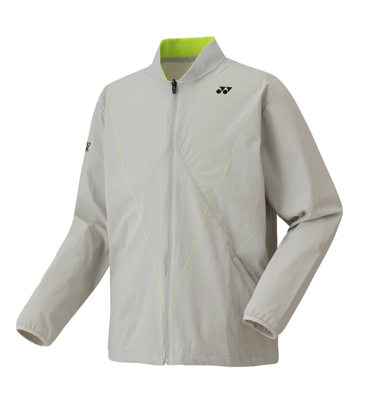 Yonex VA (50182YX) Warm Up jacket Men (Grayish Beige) - VA - Viktor Axelsen Collection