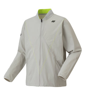 Yonex VA (50182YX) Warm Up jacket Men (Grayish Beige) - VA - Viktor Axelsen Collection