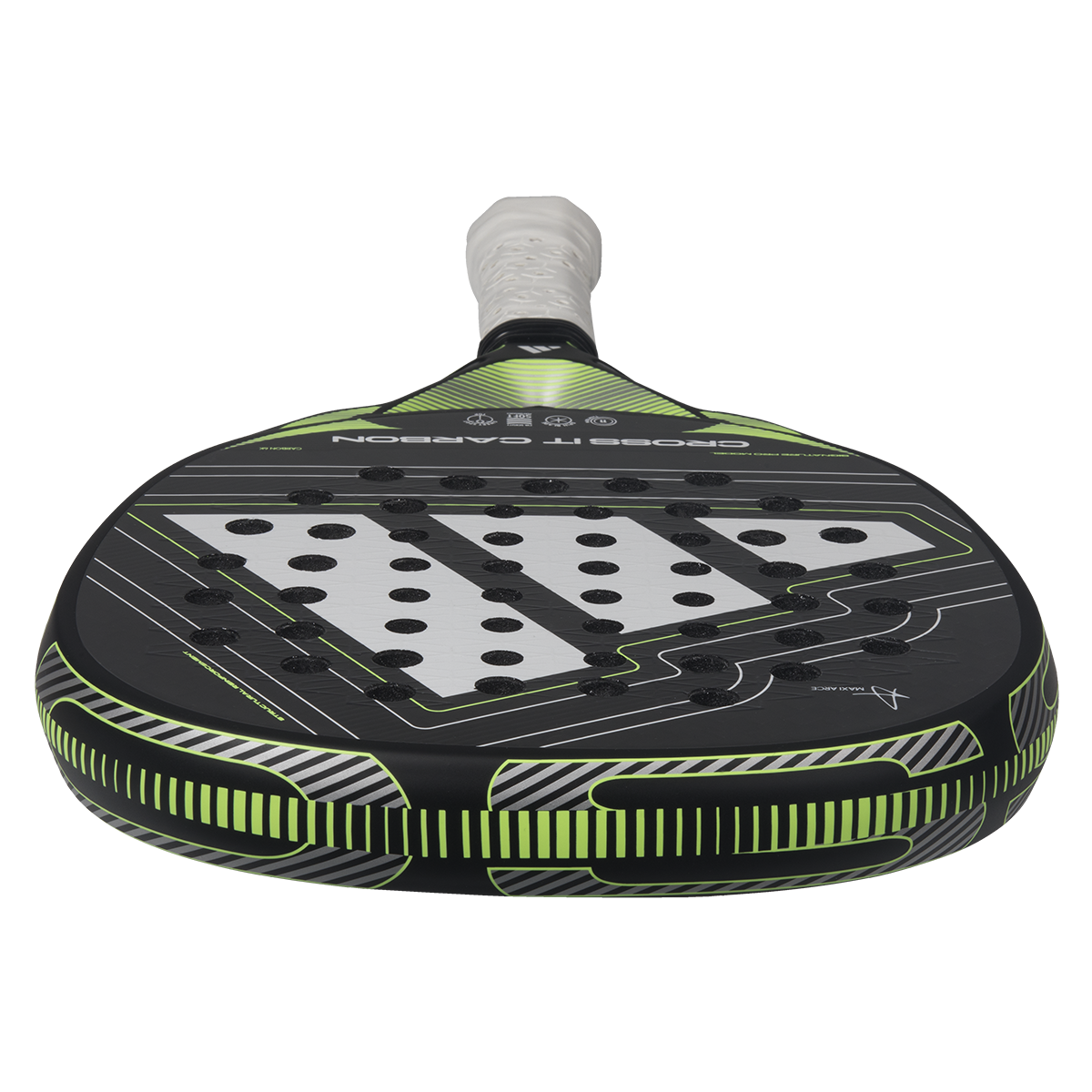 Adidas Cross It Carbon 2026 Padel Racket - Black/Lime Padel Adidas