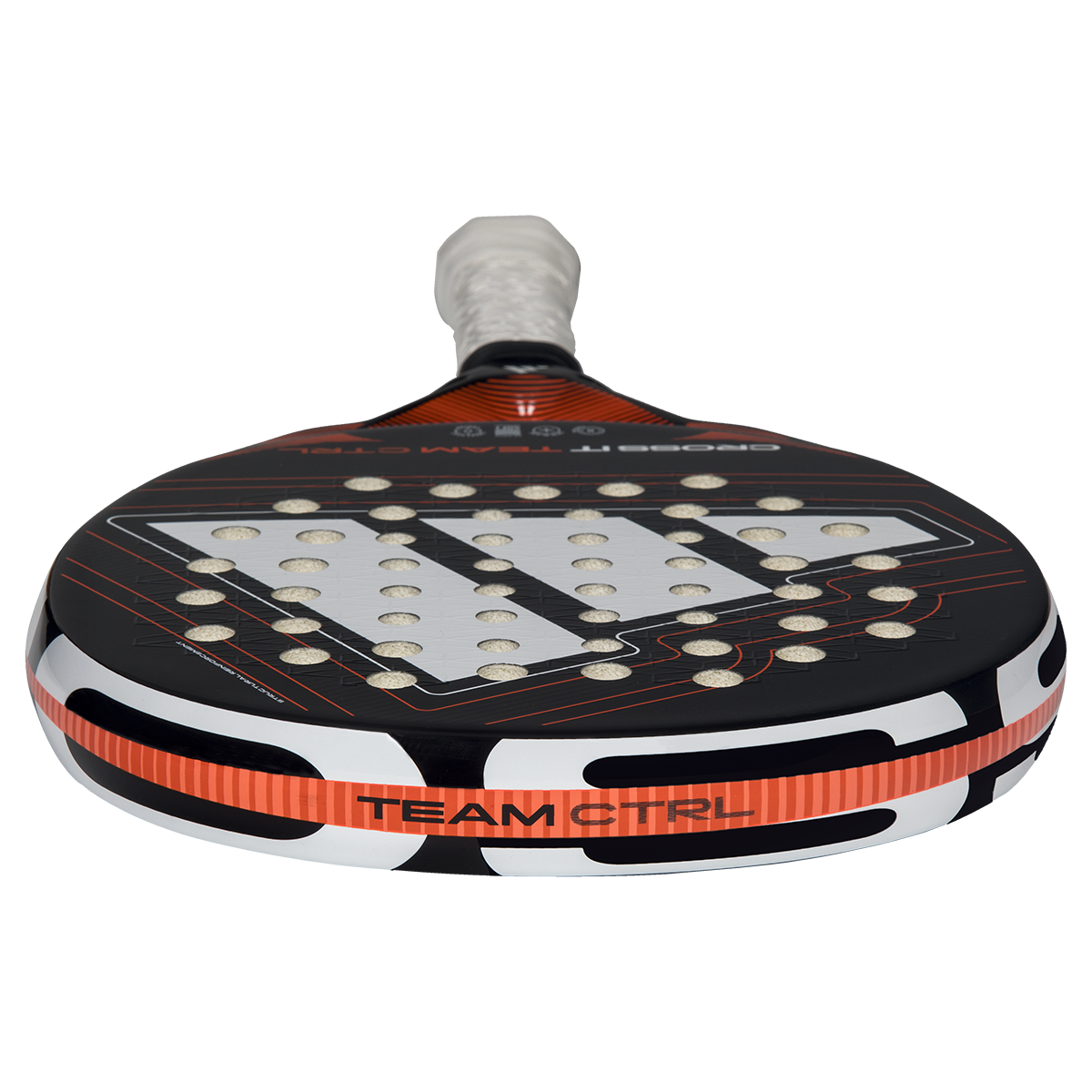 Adidas Cross It Team Ctrl 2026 Padel Racket - Black/White Padel Adidas