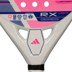 Adidas RX Series Light 2026 Padel Racket - White/Pink Padel Adidas