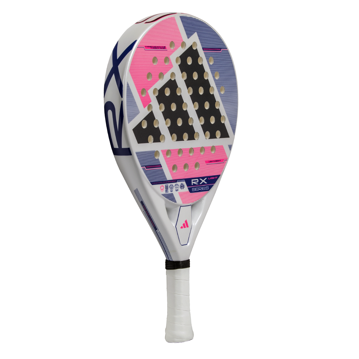 Adidas RX Series Light 2026 Padel Racket - White/Pink Padel Adidas