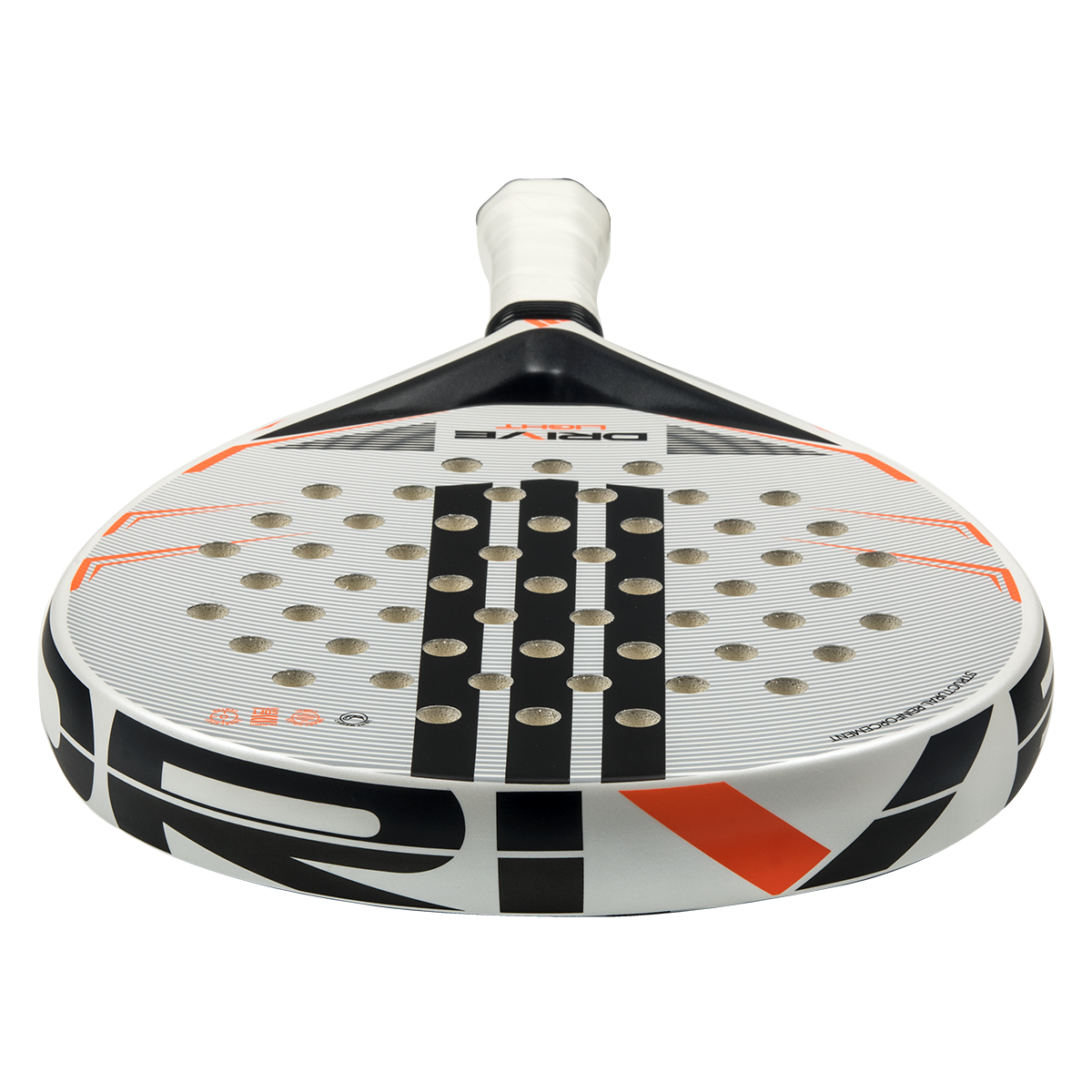Adidas Drive Light 2026 Padel Racket - White/Orange Padel Adidas