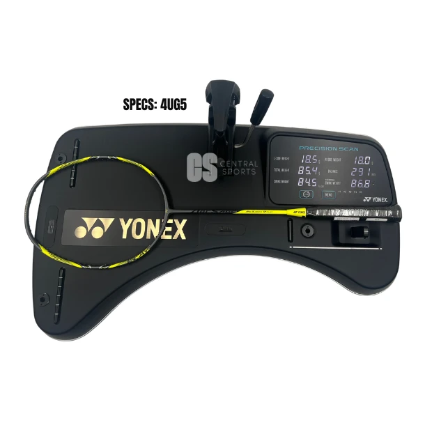 Yonex Arcsaber 7 Play 4UG Badminton Racket - Gray/Yellow Badminton Rackets Yonex