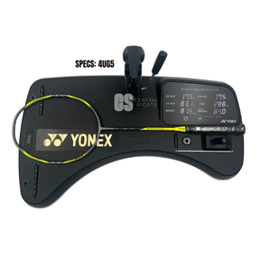 Yonex Arcsaber 7 Tour 4U Badminton Racket Free Restring & Autograph - Gray/Yellow Badminton Rackets Yonex