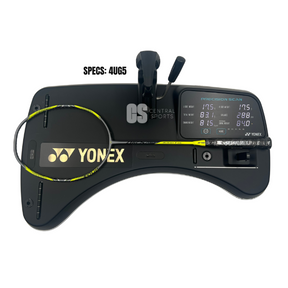 Yonex Arcsaber 7 Tour 4U Badminton Racket Free Restring & Autograph - Gray/Yellow Badminton Rackets Yonex