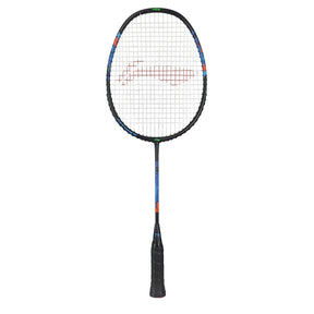 Li-Ning AxForce Kids Badminton Racket - White/Black