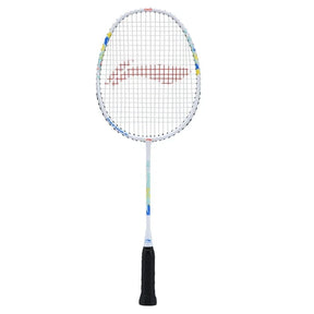 Li-Ning AxForce Kids Junior Badminton Racket - Strung - Pearl White (AYPT305)