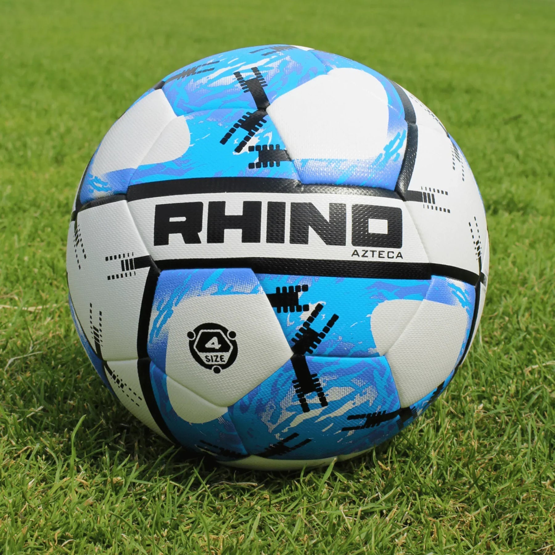 Rhino Azteca Football - White Light Blue Accessories Rhino